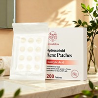 Patchs hydrocolloïdes fermentés à l'acide salicylique pour l'acné, absorbants l'excès de sébum, soin invisible des imperfections et des boutons, autocollants de traitement cutané pour le visage