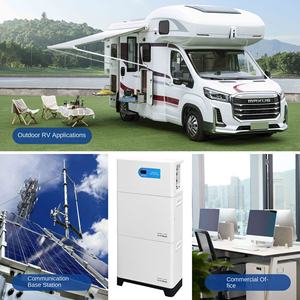 Sistema de Almacenamiento de Energía Solar <span class=keywords><strong>Fotovoltaica</strong></span> Doméstico de 5KW/10KW, Batería de Litio Ferrofosfato, IP65, Fuera de la Red, Apilamiento Vertical, Todo en Uno - Product Image 4