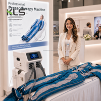Appareil de pressothérapie professionnel 3 en 1 pour drainage lymphatique, corps entier, pour usage en salon