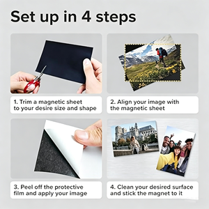 Sublimazione stampata magnetico <span class=keywords><strong>foto</strong></span>/frigo magnetico magneti foglio <span class=keywords><strong>con</strong></span> personalizzato/arrivo prezzo competitivo flessibile magnete striscia - Product Image 3