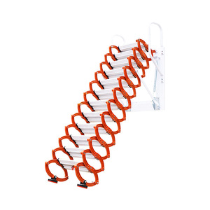 Escalera retráctil de acceso al ático de aleación de titanio-magnesio, nueva trampilla de techo para tiendas minoristas, restaurantes y hoteles - Product Image 6