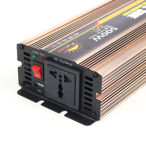 Convertisseur solaire hybride Wenzhou Sunrise Supply 24v/48v vers 220v Volts Onde sinusoïdale pure 500W LCD Monophasé - Product Image 1