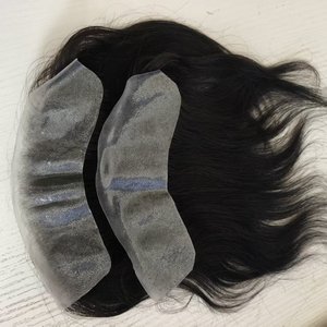 Postizo <span class=keywords><strong>de</strong></span> Cabello Estilo 2026 <span class=keywords><strong>para</strong></span> <span class=keywords><strong>Trenzas</strong></span>, Color Negro Natural, con Línea <span class=keywords><strong>de</strong></span> Cabello <span class=keywords><strong>de</strong></span> PU Frontal <span class=keywords><strong>para</strong></span> <span class=keywords><strong>Hombres</strong></span> y Mujeres - Product Image 2