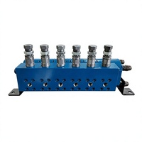 Diviseur de débit hydraulique de sécurité en fonte 2/3/4/6 sorties pour moteur synchrone, répartiteur d'huile haute pression