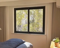 Ventanas de Aluminio de Doble Acristalamiento de Alta Calidad, Rejillas de Seguridad, Ventana Corredera, Mosquitera, Vidrio Antibalas para Ventanas de Casa
