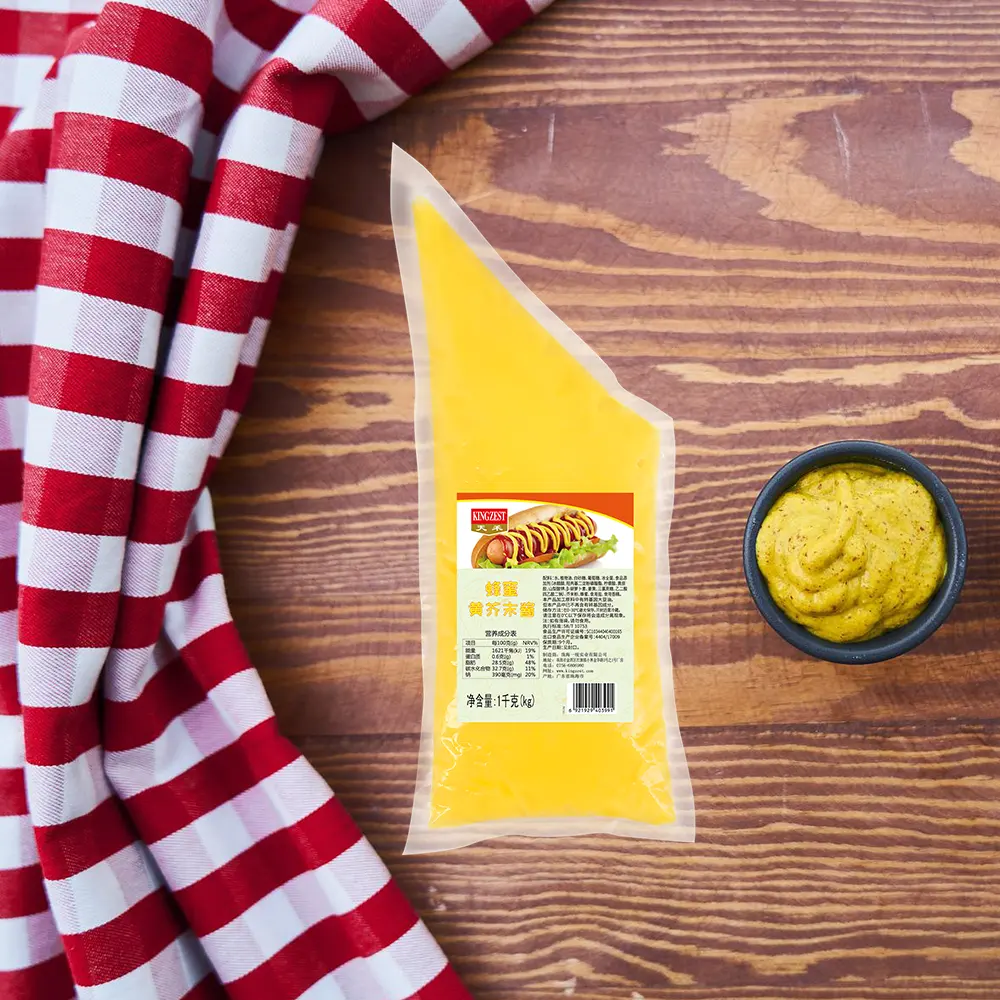 Pemasok Halal Madu Mustard Berkualitas Tinggi Dibuat Menggunakan Biji Mustar Asli