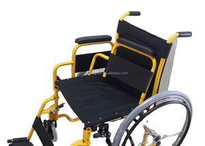 ブラザーメディカルチェア中国ベストセラー最も安いスチール車椅子使用病院マニュアル折りたたみ式ホイールチェア障害者用 - Product Image 3