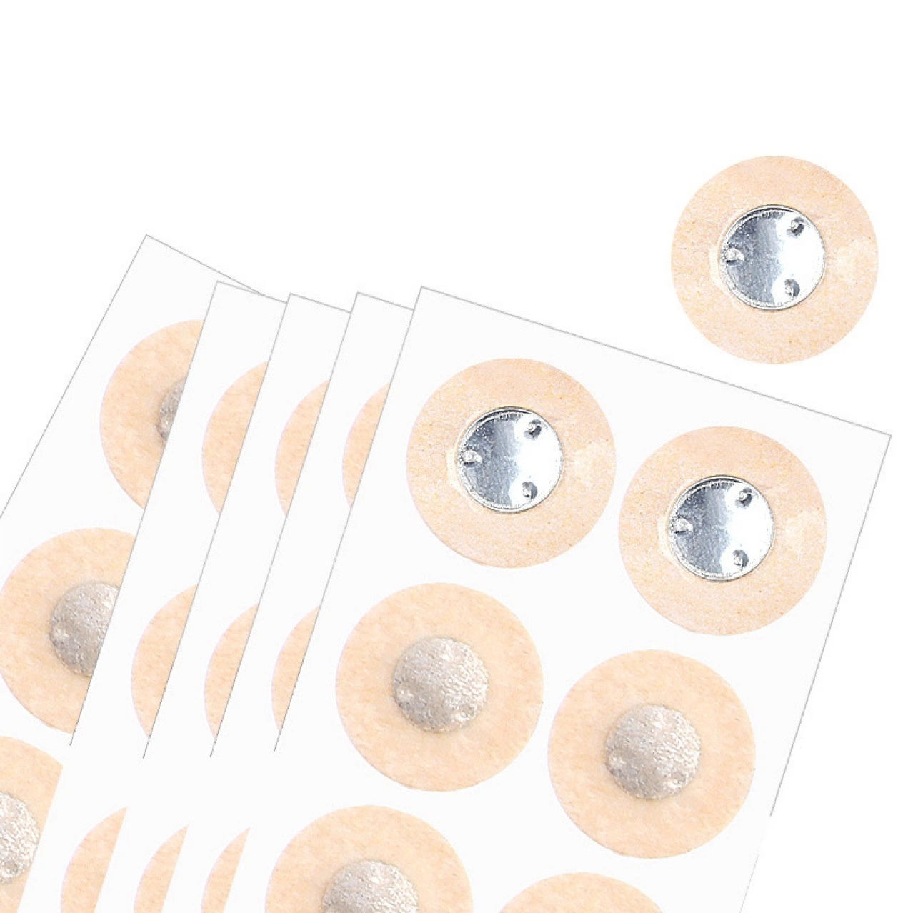 Black with round patches