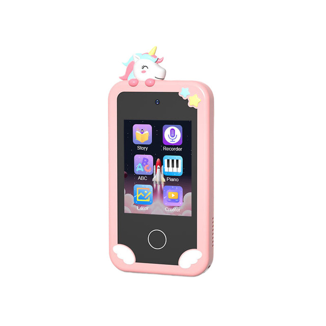 Christmas Presents for Kids Cell Phone 2.8" Touchscreen Toddler Learning Play Toy With Dual Camera Game Kids Smart Phone