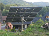 Komplettes Zweiachsen-Solartracking-System - Inklusive Halterung, Linearantrieb, Steuerung und Montagezubehör für 6-8 Solarmodule