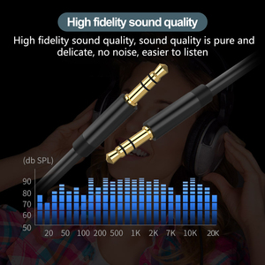 Câble <span class=keywords><strong>audio</strong></span> de 3.5mm <span class=keywords><strong>pour</strong></span> boîtier <span class=keywords><strong>audio</strong></span> de véhicule Câble d'extension à double extrémité <span class=keywords><strong>pour</strong></span> ordinateur, téléphone portable et <span class=keywords><strong>casque</strong></span> - Product Image 4