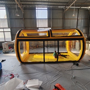 Gonfiabile a Forma di Globo di Neve, Decorazioni di Halloween, Cabina Fotografica, Tenda Trasparente in PVC Resistente per Tutte le Stagioni - Product Image 5