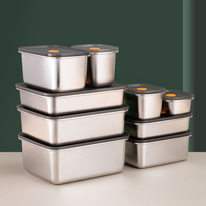 Kín chân không con dấu nhỏ lớn kim loại ấm đứng đầu tiffin bao bì thực phẩm snack tin container thép không gỉ Hộp Ăn Trưa với nắp - Product Image 1
