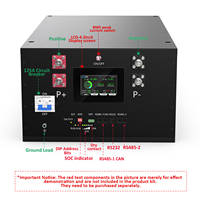 Boîtier vide empilable pour batterie LiFePO4 48V 51.2V 16S 280AH 314Ah 320AH sans BMS, type LFP, pour camping intelligent - Stock Pologne
