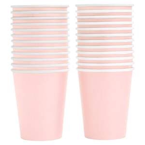 Suministros para fiestas Juego de vajilla Sirve 24 con platos de papel Vasos Servilletas para cumpleaños Niña Baby Shower Decoraciones 72 piezas - Product Image 4