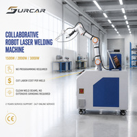 Robot collaboratif de soudage laser pour portes, fenêtres et garde-corps en aluminium – Machine de soudage laser Cobot légère Surcar
