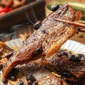 ปลากระป๋องขายส่ง 227 กรัม ปลาดั๊คทอดกระป๋องพร้อมถั่วดำปรุงรส รับผลิตแบบ OEM - Product Image 5