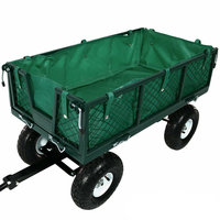 Chariots de jardin, chariot à benne pour cour, chariot utilitaire pour pelouse, chariot en acier robuste pour extérieur TC1840A
