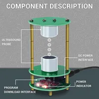 Kit DIY de Levitador Ultrasónico, Controlador de Onda Estacionaria de Suspensión, Kit de Aprendizaje DIY, Experimento de Enseñanza Científica, Soldadura