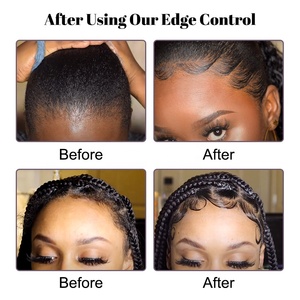 Gel de estilismo para el cabello con logotipo personalizado, 100 ml, bordes para el pelo de bebé, larga duración, agarre fuerte, control de bordes del pelo con peine - Product Image 6