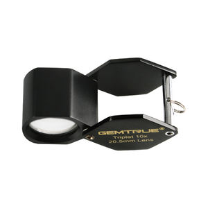 Diamond Checking Magnifier DK16002 Premium Diamond Loupes 20.5mm 10x <strong>Triplet</strong> <strong>Lens</strong> in Chrome Finish - Product Image 3