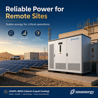 Système de stockage d'énergie diesel photovoltaïque intégré LiFePO4 de 250 kW avec refroidissement liquide 522 kWh pour la gestion de la demande