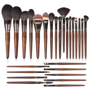 26 Uds cosméticos para el cabello natural viaje a granel etiqueta privada personalizada Premium viaje lujo alta calidad juego de brochas de maquillaje profesional - Product Image 6