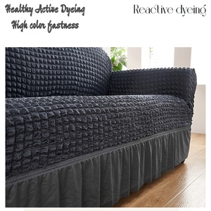 Outdoor <strong>Sofa</strong> Cushion <strong>Cover</strong> 7-piece Stretch Reclining Couch <strong>Covers</strong> <strong>5</strong> Seats <strong>Corner</strong> <strong>Sofa</strong> <strong>Cover</strong>, Soft Jacquard Knit Slipcover - Product Image 4