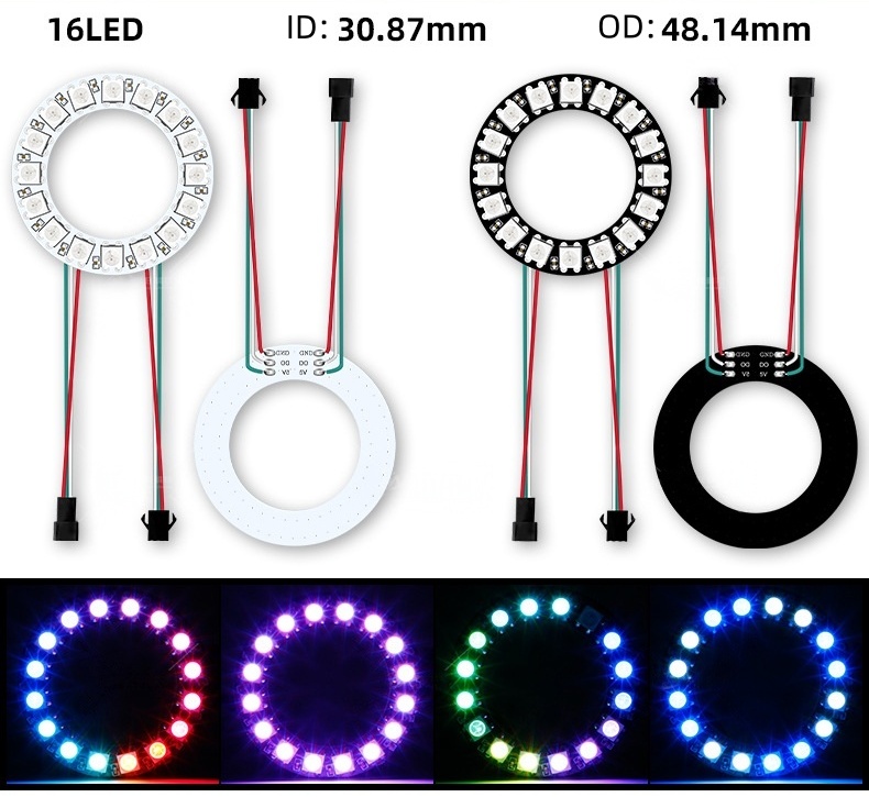 RGBIC/16 lumières OD48mm