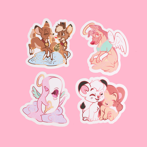 Customizable Printed UV Resistant PVC Adhesive Vinyl Goo Card Cute Korean Cartoon Deco Stickers Die Cut Promotional Stickers