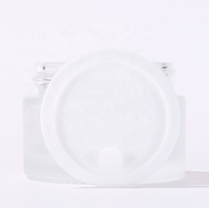 Luxus 5g 10g 15g 20g 30g 50g 100g gefrostete kosmetische Verpackung Creme Glas Glas Matte Augen creme Gesichts creme Glas mit Roségold Deckel - Product Image 5