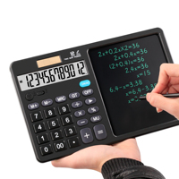 Huay 6.5 pouces graphique numérique multifonction calculatrice scientifique tablette d'écriture à piles pour une utilisation scolaire en plastique