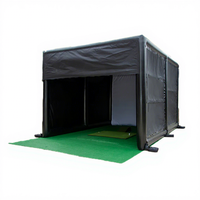 Enceintes de simulateur de golf nouveau design Tente de simulateur de golf gonflable d'intérieur