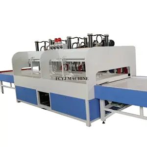 Radio Frequency Wood board joining Machine/clamp carrier with hydraulic press