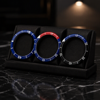 SKX007 Insert de lunette en verre bombé entièrement luminescent japonais, pièces de montre haut de gamme