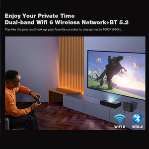 Topleo Chiếu 8K Android 11 Full <span class=keywords><strong>HD</strong></span> <span class=keywords><strong>LED</strong></span> DLP 4K Laser Proyectores 1080P Video Nhà Xách Tay Siêu Ngắn Ném Thông Minh Máy Chiếu - Product Image 3