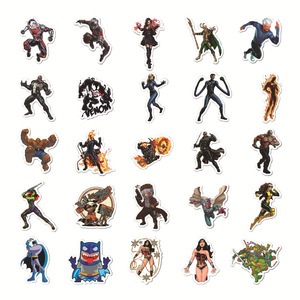 XM 104 Pegatinas Impermeables de Superhéroes de Dibujos Animados, Lindas Calcomanías para Computadora Portátil, Patineta, Bicicleta, Maleta, para Adolescentes y Niños - Product Image 5