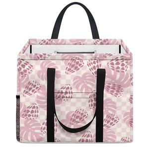 ビーチシェルアイランドハワイカスタム高品質食料品ポケットバッグ夏のパターン折りたたみ可能ビーチバッグカスタムロゴ - Product Image 2