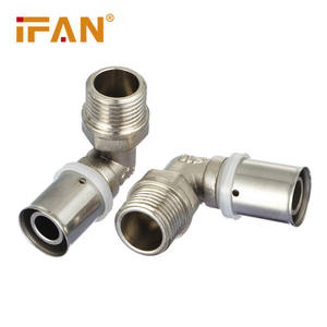 IFAN OEM Accesorios PEX Multicapa Fontaneria raccords à pression multicouches PEX AL PEX tuyau raccords à pression en laiton pour système de tuyauterie de gaz - Product Image 2