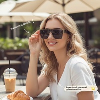 Kacamata Hitam Fashion Bingkai Logam Persegi Gaya Eropa Amerika Terbaru, Perlindungan UV400, Serbaguna untuk Wanita, Cocok untuk Aktivitas Luar Ruangan