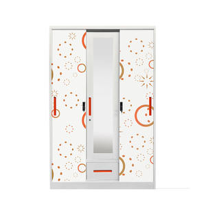 Armoires de chambre à coucher modernes Armoires de penderie en métal en acier Armoires et armoires de rangement en métal - Product Image 5