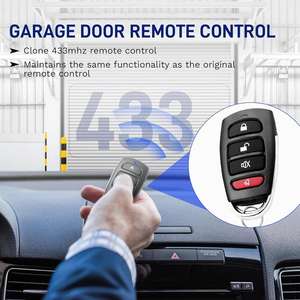 自動ドアABCDボタン用ワイヤレスRfリモコンYET084 433mhz/315mhz EV1527 - Product Image 4