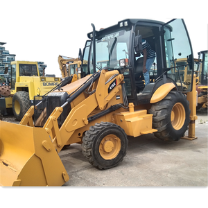 Chargeuse sur pneus d'occasion CAT 416E 420F 420E 420F2 428F de haute qualité, 6 tonnes, avec moteur et pompe hydraulique Nabtesco - Product Image 2