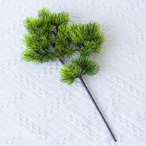 بيع بالجملة مصنع صناعي كبير الجمال البلاستيك فرع الصنوبر أوراق الصنوبر زهور اصطناعية بونساي الملحقات للترحيب - Product Image 6