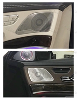 ICarsin Éclairage d'ambiance intérieur LED 64 couleurs amélioré pour Mercedes Benz Classe S W222 2013-2020 Accessoires de bande lumineuse d'ambiance