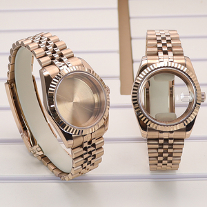 Bracelet de montre en acier inoxydable personnalisé pièces mécaniques modifiées de haute <span class=keywords><strong>précision</strong></span> insert de lunette cannelée pour mouvement <span class=keywords><strong>Seiko</strong></span> <span class=keywords><strong>NH35</strong></span> 8215 - Product Image 3