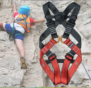 High quality climbing harness CE certificate Children Rock climbing full body safety belt