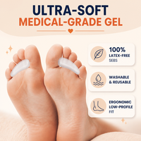 Anneaux séparateurs d'orteils en gel de silicone pour la correction du hallux valgus, orthopédiques, pour le yoga, écarteurs et redresseurs d'orteils