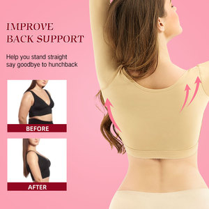 Top qualité 45% Spandex grande taille post-chirurgie vêtement poitrine rassembler vers la poitrine bras Shapewea Corset haut pour les femmes - Product Image 5