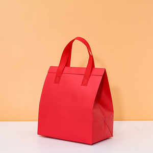 Boîte à lunch sac emballage Non-tissé Portable fourre-tout nourriture boisson stockage livraison refroidisseur transporteur pochettes Logo personnalisé - Product Image 6